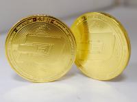 Сувенирная монета DASH - золото