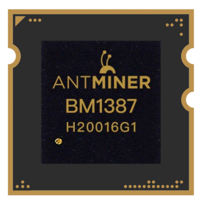 Чип на Antminer S9 BM1387B