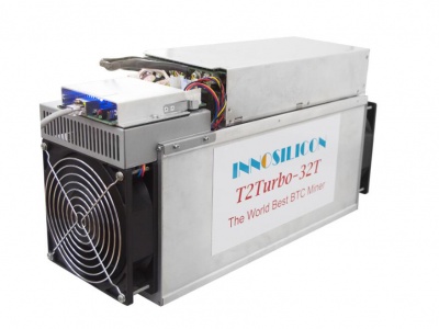 ASIC Innosilicon T2 Turbo+ 30 TH/s с блоком питания ASIC Innosilicon T2 Turbo+ 30 TH/s с блоком питания