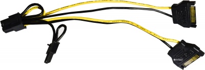 Переходник 2 sata на 6+2 pin Переходник 2 sata на 6+2 pin