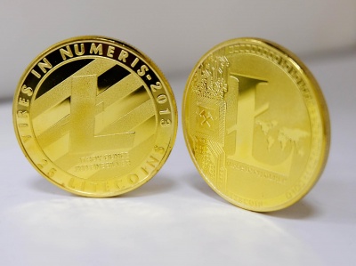 Сувенирная монета Litecoin - золото Сувенирная монета Litecoin - золото